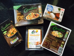 A few of the most popular types of tofu you can buy in the UK