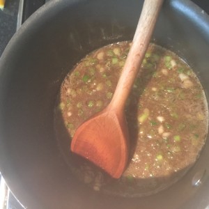 Coaxing out the flavour of the marinade