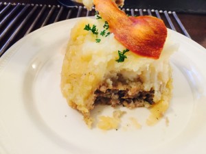 The wonderful Veggie Haggis with neeps & tatties