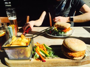 A veggie pit stop at the foot of Ben Nevis